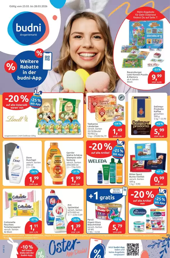 Budni Katalog in Sögel | Budni flugblatt | 2026-03-23T00:00:00.000Z - 2026-03-28T00:00:00.000Z