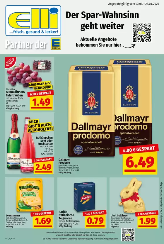 Elli Markt Katalog in Fehmarn | Aktuelle Schnäppchen und Angebote | 2026-03-23T00:00:00.000Z - 2026-03-28T00:00:00.000Z