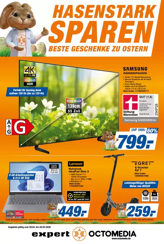 expert Octomedia Katalog in Coswig | Exklusive Deals und Schnäppchen | 2026-03-20T00:00:00.000Z - 2026-03-26T00:00:00.000Z