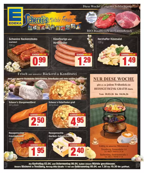 Edeka Scherer Katalog in Schmölln | Flugblatt KW14 2026 | 2026-03-30T00:00:00.000Z - 2026-04-04T00:00:00.000Z