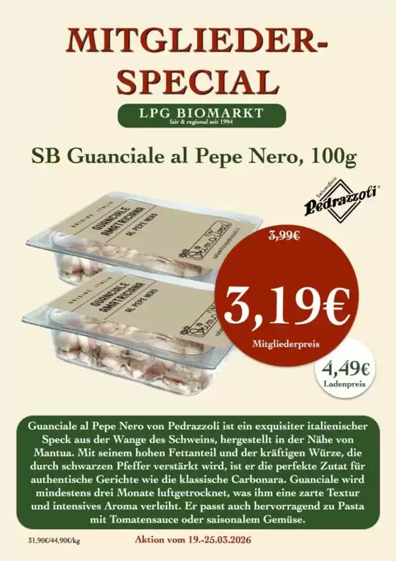 LPG Biomarkt Katalog in Mössingen | Mitgliederspecial | 2026-03-19T00:00:00.000Z - 2026-03-25T00:00:00.000Z