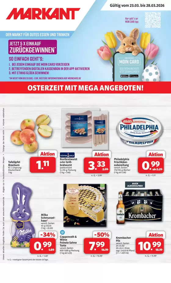 Markant Markt Katalog | Tolles Angebot für Schnäppchenjäger | 2026-03-22T00:00:00.000Z - 2026-03-28T00:00:00.000Z