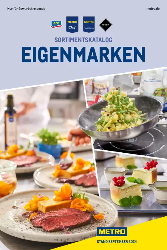 Metro Katalog in Gelsenkirchen | Eigenmarkensortiment 2024 | 2026-03-25T00:00:00.000Z - 2026-04-08T00:00:00.000Z