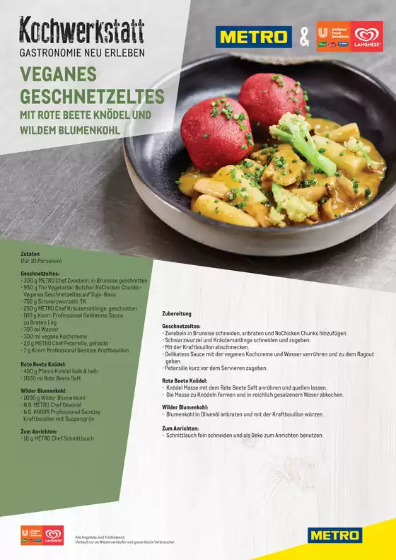 Metro Katalog in Leverkusen | METRO - KochwerkstattVEGANES GESCHNETZELTES | 2026-03-25T00:00:00.000Z - 2026-04-08T00:00:00.000Z
