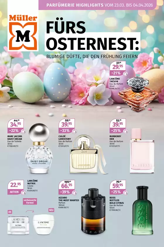Müller Katalog in Freising | Exklusive Schnäppchen | 2026-03-23T00:00:00.000Z - 2026-04-04T00:00:00.000Z