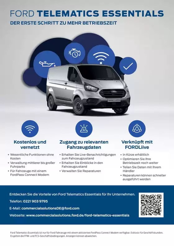Ford Katalog in Neunkirchen-Seelscheid | Flyer telematics essentials de. | 2026-03-25T00:00:00.000Z - 2026-04-08T00:00:00.000Z