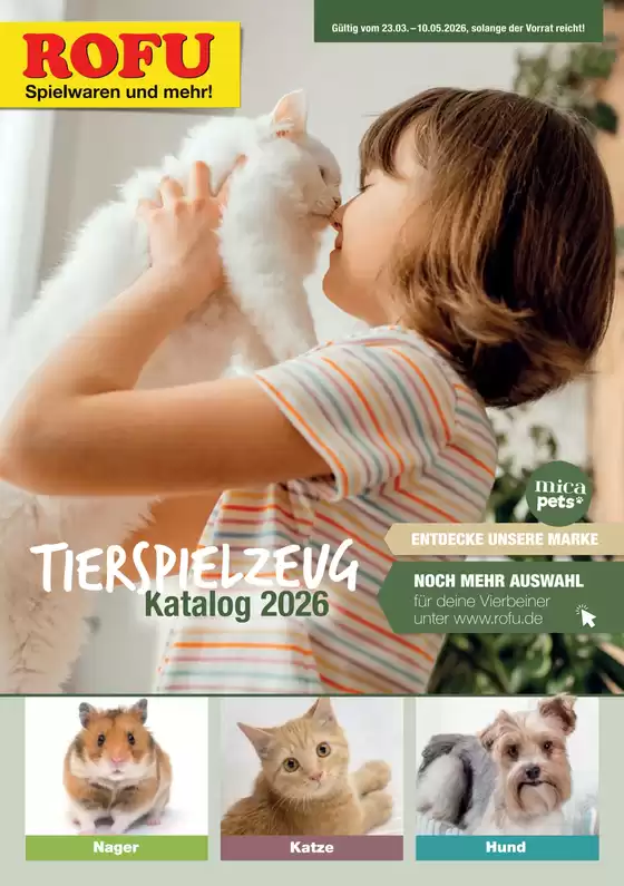 Rofu Kinderland Katalog in Unkel | Tierspielzeug Katalog | 2026-03-23T00:00:00.000Z - 2026-05-10T00:00:00.000Z