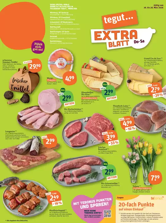 tegut Katalog in Bad Kissingen | Exklusive Schnäppchen | 2026-03-26T00:00:00.000Z - 2026-03-28T00:00:00.000Z