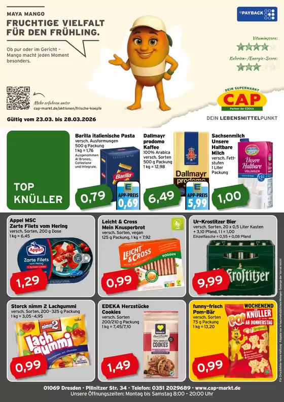CAP Markt Katalog in Herbrechtingen | FRUCHTIGE VIELFALT FÜR DEN FRÜHLING | 2026-03-23T00:00:00.000Z - 2026-03-28T00:00:00.000Z
