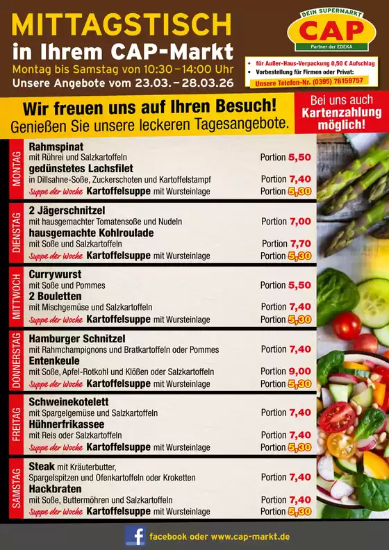 CAP Markt Katalog in Heidenheim an der Brenz | Top-Deals für alle Kunden | 2026-03-23T00:00:00.000Z - 2026-03-28T00:00:00.000Z