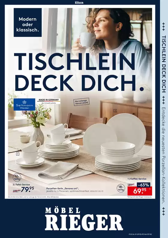 Möbel Rieger Katalog in Friedrichshafen | Tolles Angebot für alle Kunden | 2026-03-23T00:00:00.000Z - 2026-03-29T00:00:00.000Z