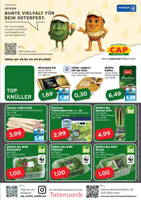 CAP Markt Katalog in Todtmoos | BUNTE VIELFALT FÜR DEIN OSTERFEST. | 2026-03-30T00:00:00.000Z - 2026-04-04T00:00:00.000Z