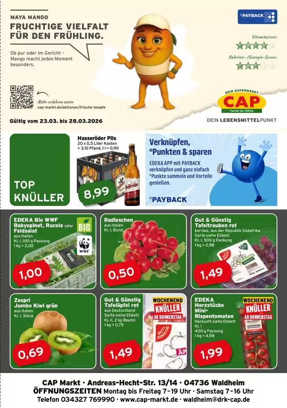 CAP Markt Katalog in Heidenheim an der Brenz | FRUCHTIGE VIELFALT FÜR DEN FRÜHLING. | 2026-03-23T00:00:00.000Z - 2026-03-28T00:00:00.000Z