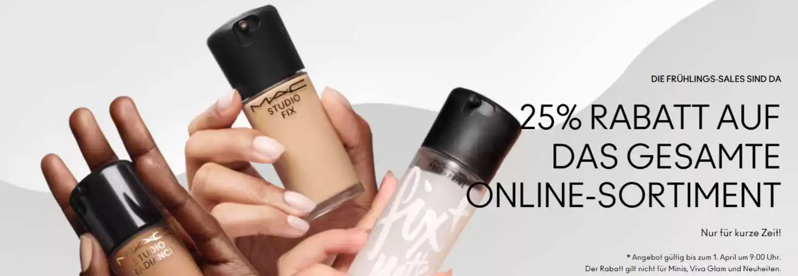 MAC Cosmetics Katalog in Bogen | 25% Rabatt Auf Das Gesamte Online Sortiment | 2026-03-26T00:00:00.000Z - 2026-04-01T00:00:00.000Z