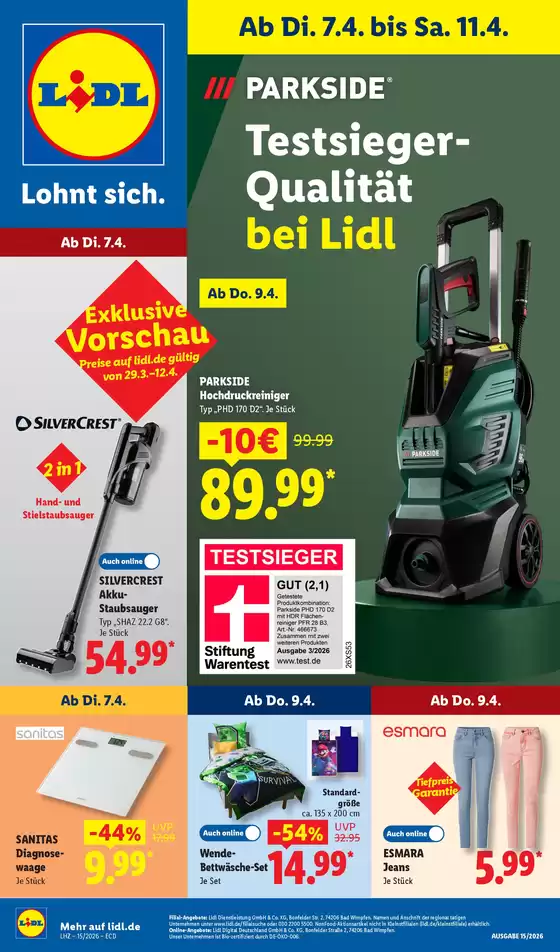 Lidl Katalog in Ebelsbach | 07.04.2026 11.04.2026 | 2026-04-07T00:00:00.000Z - 2026-04-11T00:00:00.000Z