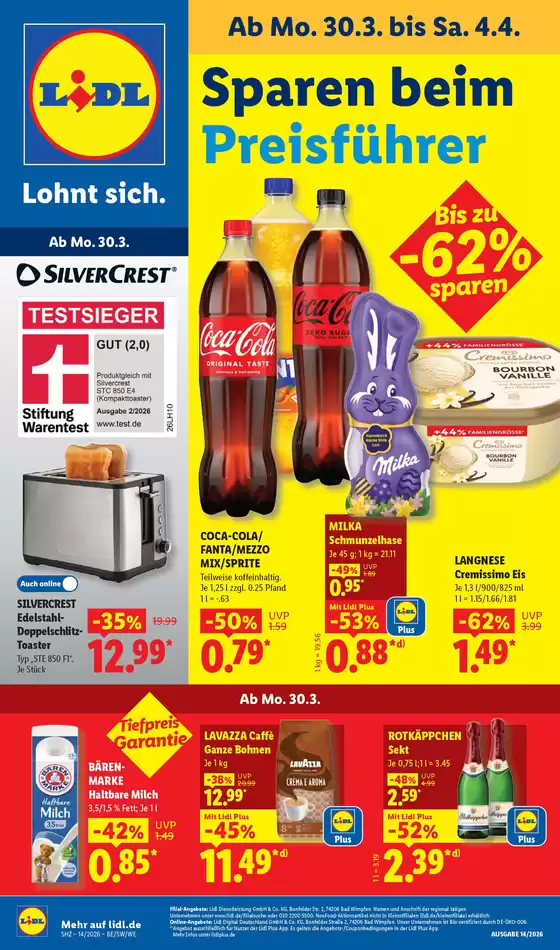 Lidl Katalog in Goch | 30.03.2026 04.04.2026 | 2026-03-30T00:00:00.000Z - 2026-04-04T00:00:00.000Z