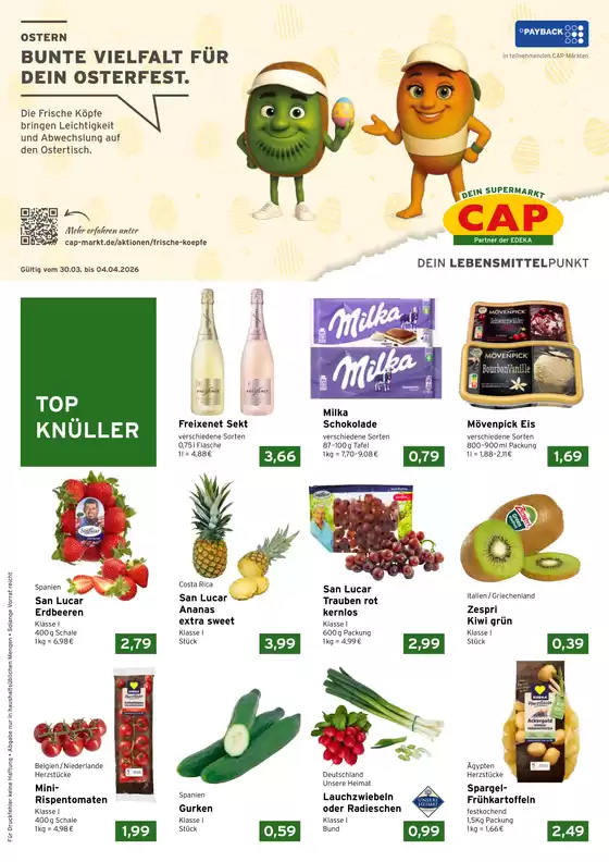 CAP Markt Katalog in Rossau | OSTERN BUNTE VIELFALT FÜR DEIN OSTERFEST. | 2026-03-30T00:00:00.000Z - 2026-04-04T00:00:00.000Z