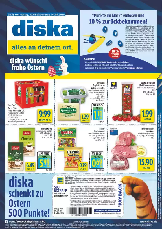 diska Katalog in Höchstadt | Diska flugblatt | 2026-03-30T00:00:00.000Z - 2026-04-04T00:00:00.000Z