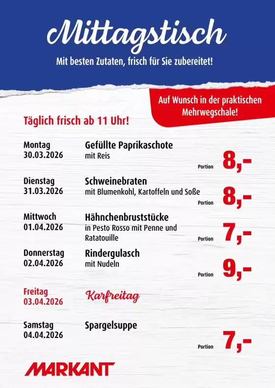 Markant Katalog in Burgebrach | Angebote für Schnäppchenjäger | 2026-03-30T00:00:00.000Z - 2026-04-04T00:00:00.000Z