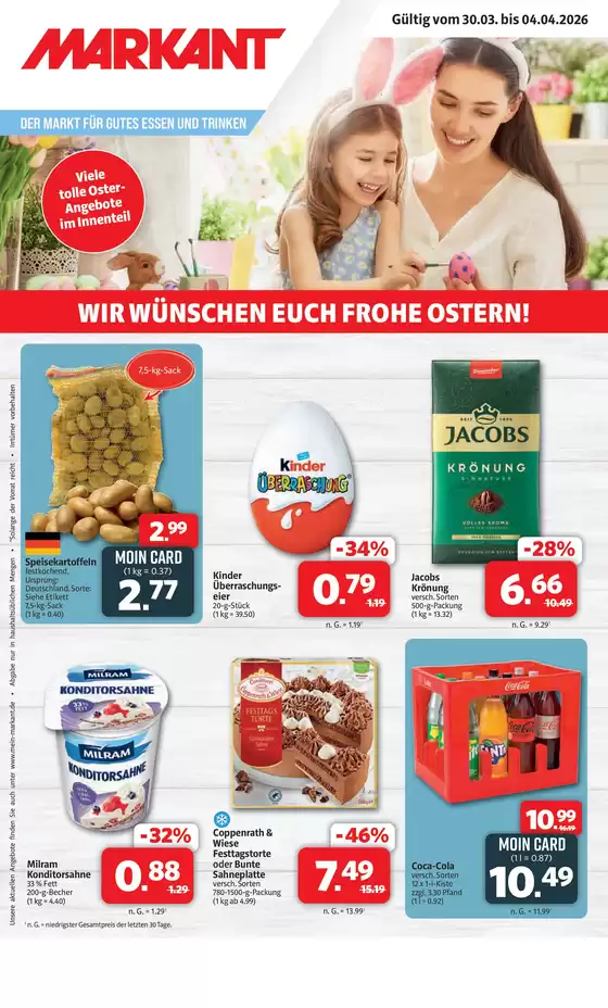 Markant Markt Katalog in Burgebrach | Tolles Angebot für alle Kunden | 2026-03-29T00:00:00.000Z - 2026-04-04T00:00:00.000Z