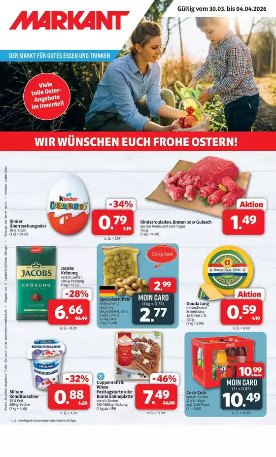 Markant Markt Katalog in Burgebrach | Jetzt sparen mit unseren Deals | 2026-03-29T00:00:00.000Z - 2026-04-04T00:00:00.000Z