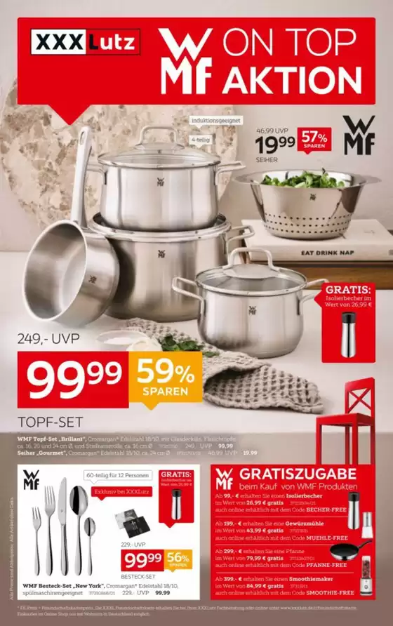 XXXLutz Katalog in München | WMF Aktion | 2026-03-29T00:00:00.000Z - 2026-04-12T00:00:00.000Z