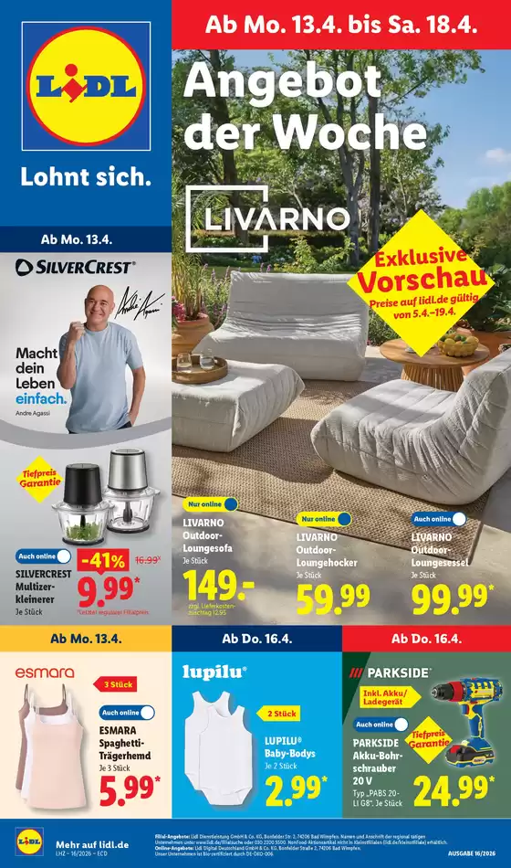 Lidl Katalog | 13.04.2026 18.04.2026 | 2026-03-30T00:00:00.000Z - 2026-04-18T00:00:00.000Z