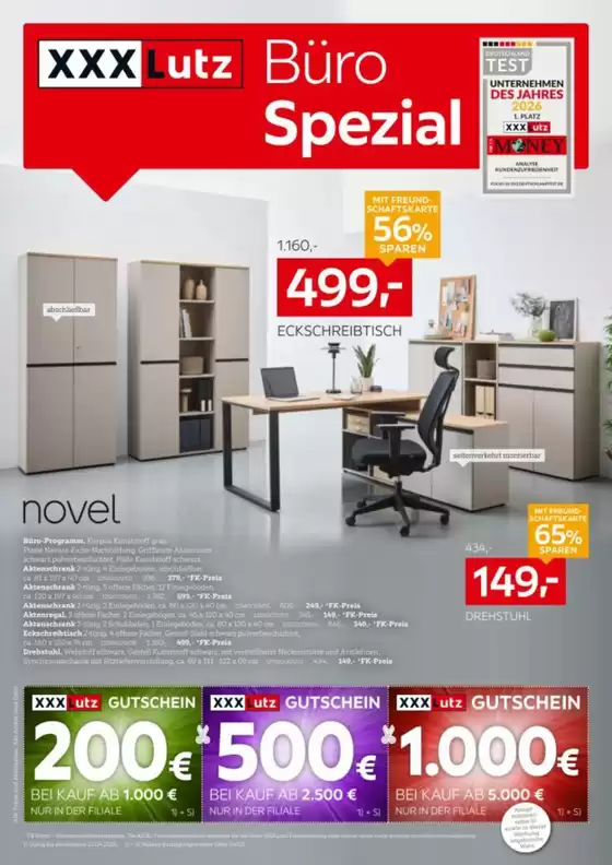 XXXLutz Katalog in München | Büro Spezial | 2026-03-29T00:00:00.000Z - 2026-04-12T00:00:00.000Z