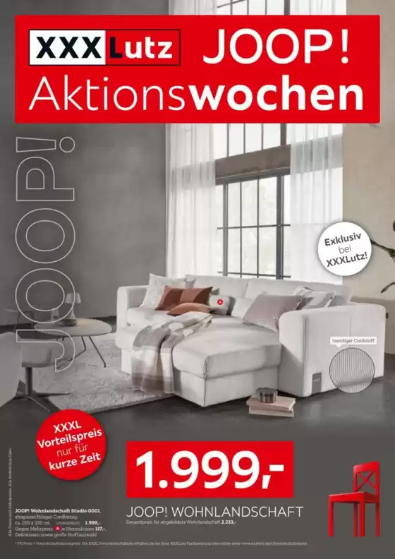 XXXLutz Katalog in München | Joop Aktionswochen | 2026-03-29T00:00:00.000Z - 2026-04-12T00:00:00.000Z