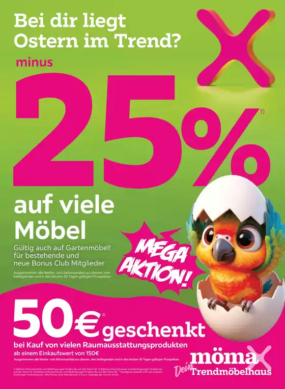 Mömax Katalog in Berlin | minus 25 auf viele Möbel | 2026-03-30T00:00:00.000Z - 2026-04-07T00:00:00.000Z