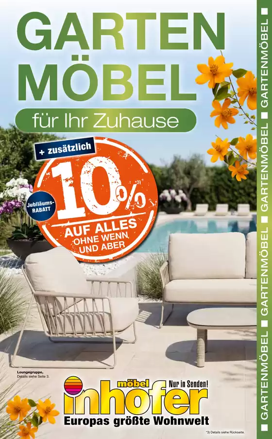 Möbel Inhofer Katalog in Berlin | GARTEN MÖBEL | 2026-03-30T00:00:00.000Z - 2026-04-11T00:00:00.000Z