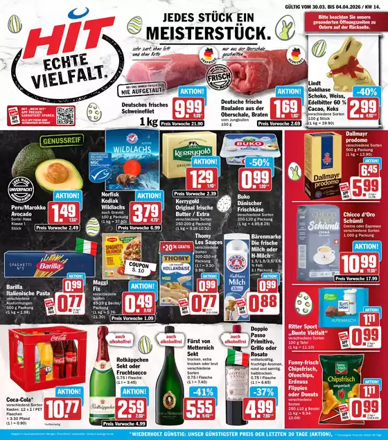 Hit Markt Katalog in Lübbecke | Aktuelle Deals und Angebote | 2026-03-30T00:00:00.000Z - 2026-04-04T00:00:00.000Z