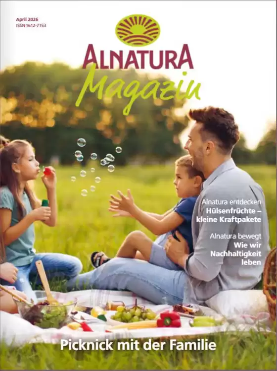 Alnatura Katalog in Bamberg | Alnatura Magazin | 2026-04-01T00:00:00.000Z - 2026-04-30T00:00:00.000Z