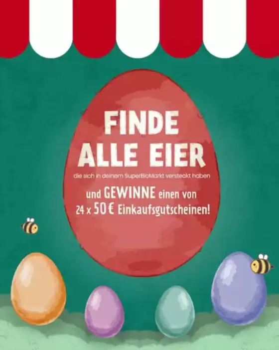 Superbiomarkt Katalog in Bamberg | Finde Alle Eier | 2026-04-01T00:00:00.000Z - 2026-04-17T00:00:00.000Z