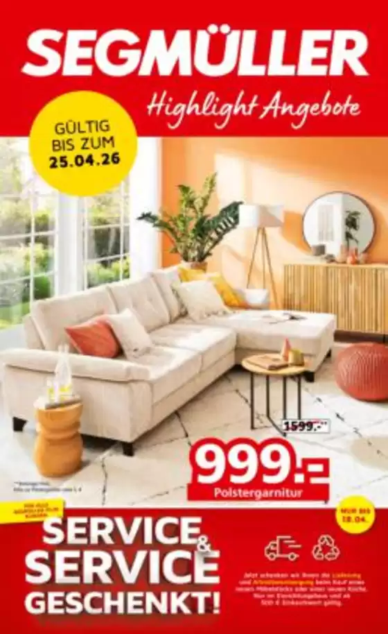 Segmüller Katalog in Düsseldorf | Große Auswahl an Angeboten | 2026-04-01T00:00:00.000Z - 2026-04-25T00:00:00.000Z