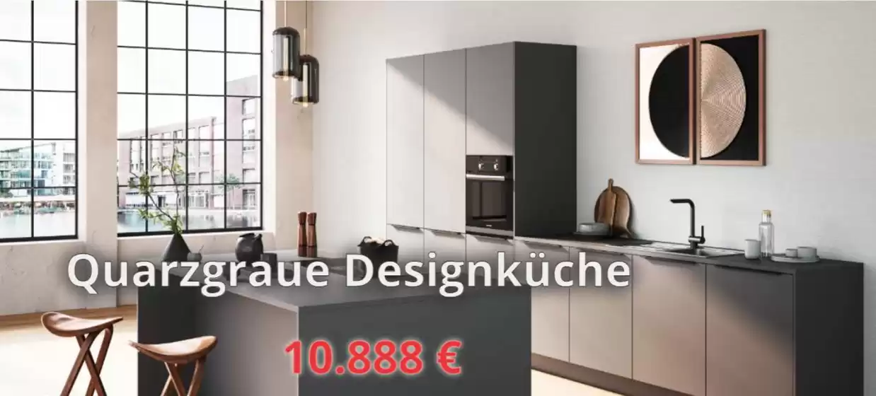 Haus der Küche Katalog in Zwickau | Quarzgraue Designkuche | 2026-04-02T00:00:00.000Z - 2026-04-19T00:00:00.000Z
