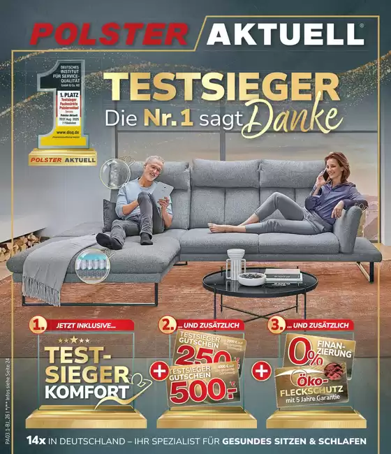 Polster Aktuell Katalog in Freiburg im Breisgau | Polster Aktuell | 2026-04-02T00:00:00.000Z - 2026-04-30T00:00:00.000Z