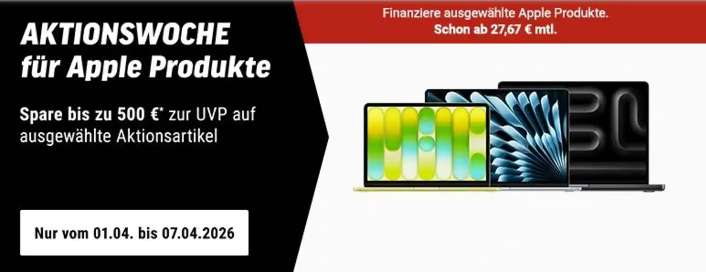 Notebooksbilliger Katalog in Walsrode | Aktionswoche Fur Apple Produkte | 2026-04-02T00:00:00.000Z - 2026-04-07T00:00:00.000Z
