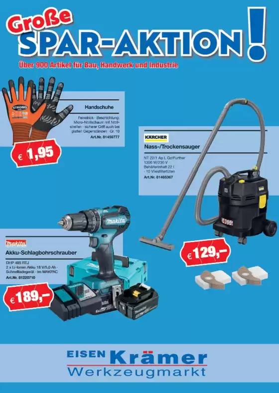 Eisen Krämer Katalog in Remagen | Spar-Aktion! | 2026-04-02T00:00:00.000Z - 2026-12-31T00:00:00.000Z
