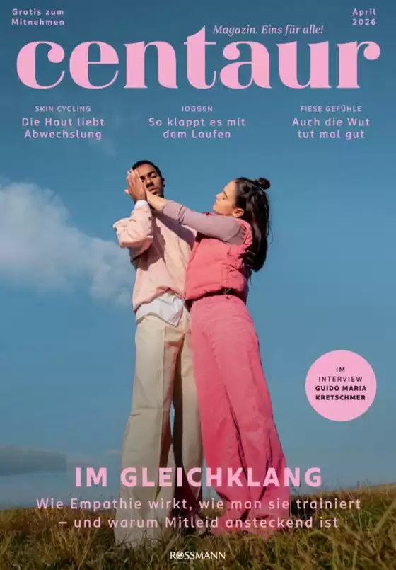 Rossmann Katalog in Cottbus | Tolles Angebot für Schnäppchenjäger | 2026-04-01T00:00:00.000Z - 2026-04-30T00:00:00.000Z