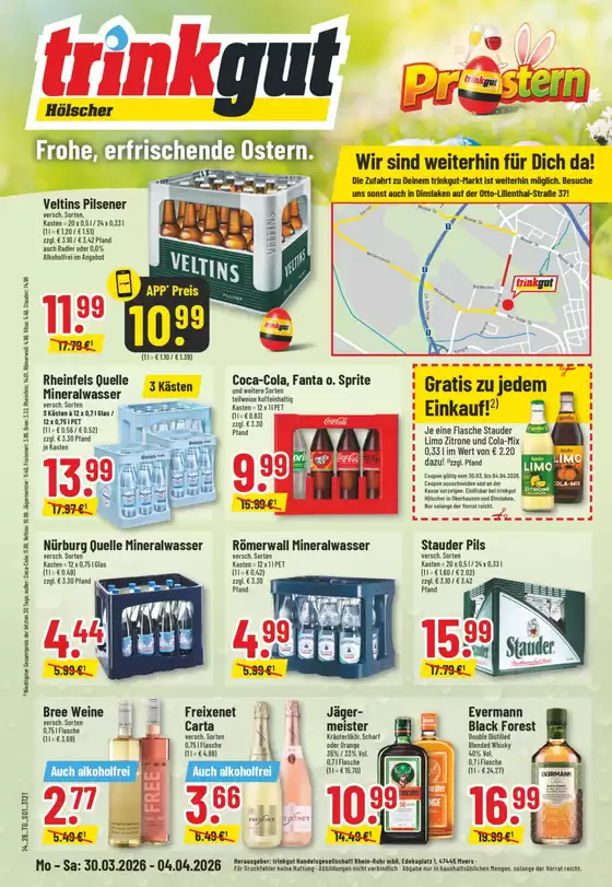 trinkgut Katalog in Mannheim | Unsere besten Schnäppchen | 2026-03-30T00:00:00.000Z - 2026-04-04T00:00:00.000Z