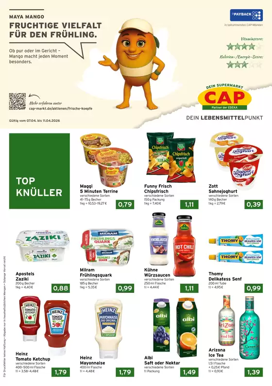 CAP Markt Katalog in Eislingen-Fils | Unsere besten Angebote für Sie | 2026-04-07T00:00:00.000Z - 2026-04-11T00:00:00.000Z