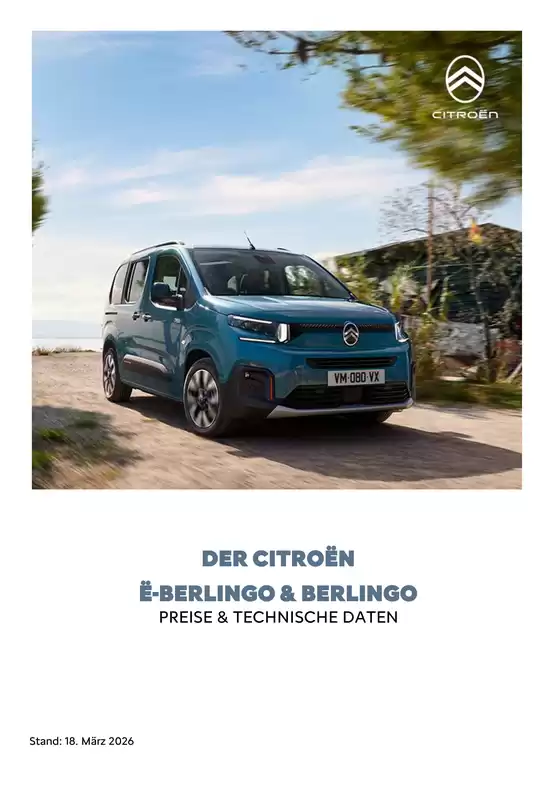 Citroën Katalog | Preisliste Berlingo PKW 18.03.2026 | 2026-04-03T00:00:00.000Z - 2027-04-03T00:00:00.000Z