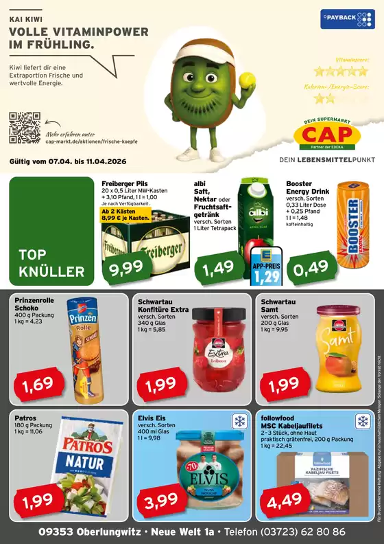 CAP Markt Katalog in Nellingen | Top-Angebote für Sparfüchse | 2026-04-07T00:00:00.000Z - 2026-04-11T00:00:00.000Z