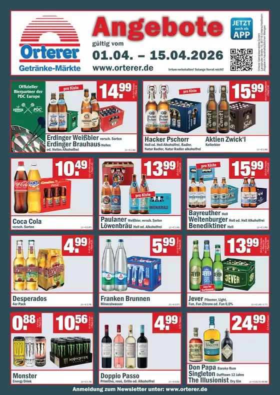 Sobi Getränkemarkt Katalog | *Sale` | 2026-04-07T00:00:00.000Z - 2026-04-15T00:00:00.000Z