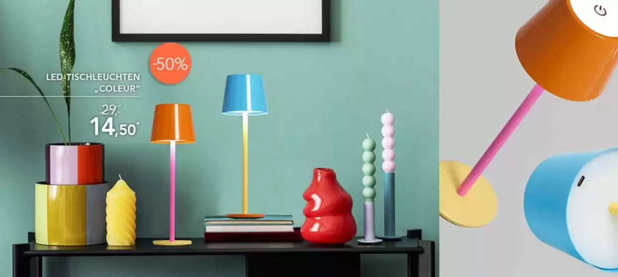 Möbel Rahaus Katalog | Led-Tischleuchten Coleur | 2026-04-07T00:00:00.000Z - 2026-04-20T00:00:00.000Z
