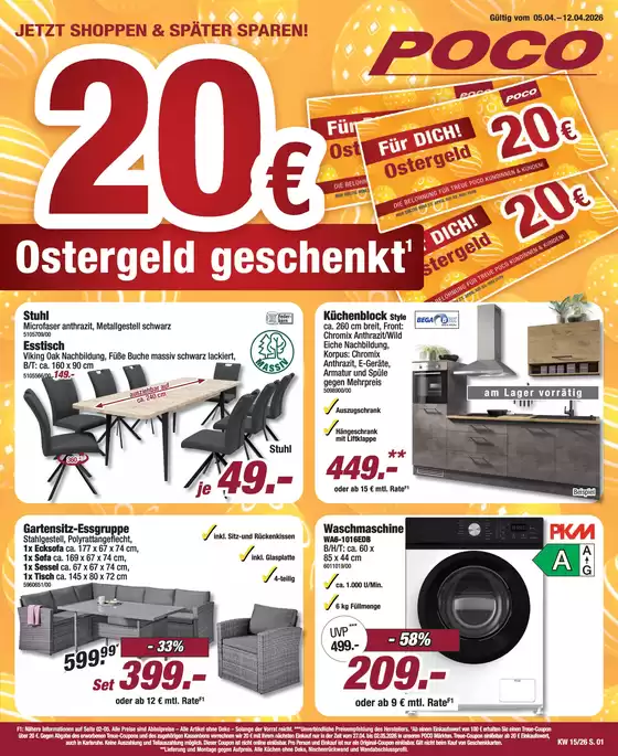 Poco Katalog | Exklusive Deals und Schnäppchen | 2026-04-05T00:00:00.000Z - 2026-04-12T00:00:00.000Z