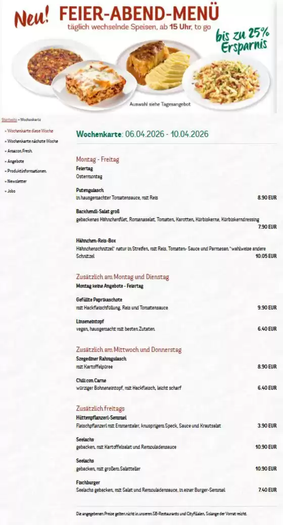 Vinzenzmurr Katalog | Feier - Abend - Menu | 2026-04-08T00:00:00.000Z - 2026-04-10T00:00:00.000Z