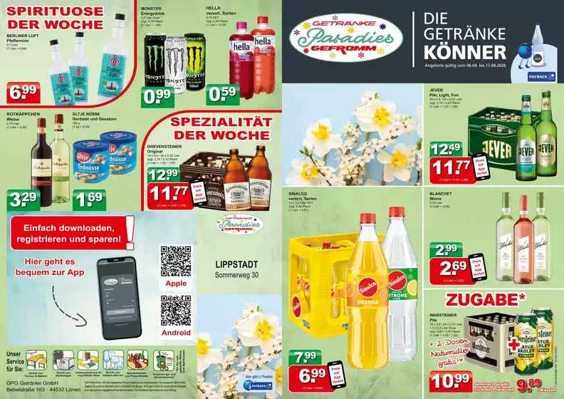 Getränkeparadies Gefromm Katalog in Polling (Mühldorf am Inn) | Getränkeparadies Gefromm flugblatt | 2026-04-06T00:00:00.000Z - 2026-04-11T00:00:00.000Z