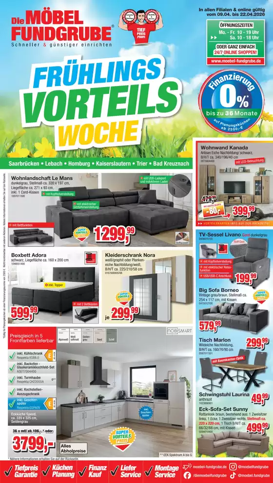 Möbelfundgrube Katalog in Halstenbek | Möbelfundgrube flugblatt | 2026-04-09T00:00:00.000Z - 2026-04-22T00:00:00.000Z